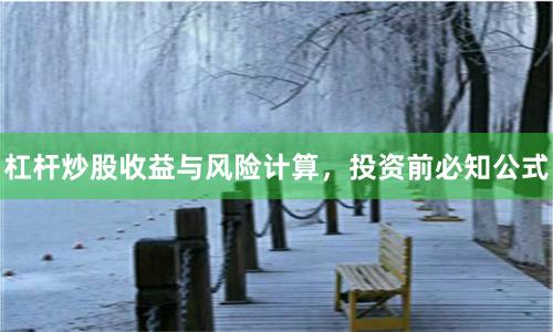 杠杆炒股收益与风险计算，投资前必知公式